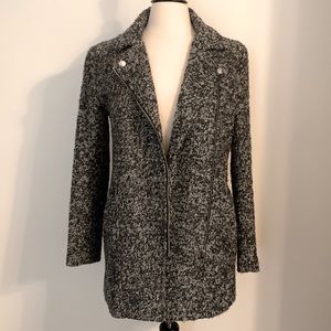 🇬🇧 H&M Divided Collection Bouclé Wool Moto Coat 6/8